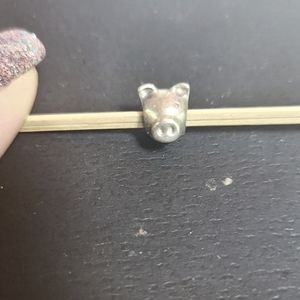 Pandora sterling silver piggy